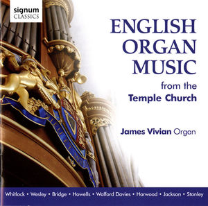 English Organ Music from Temple Church , James Vivian