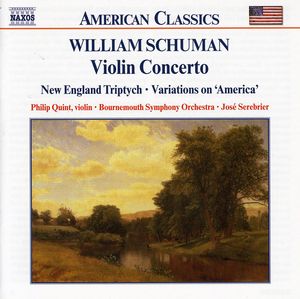 Violin Concerto / Variations on America , José Serebrier