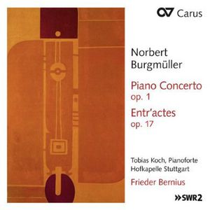 Piano Concerto Op 1 / Entr'actes , Tobias Koch