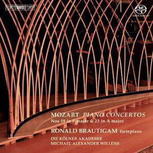 Mozart Piano Concertos Nos 19 & 23 , Ronald Brautigam