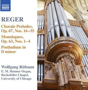 Organ Works Vol 15 , Reger