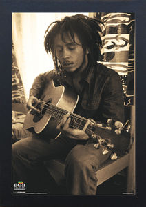 Bob Marley - Sepia - 11x17 Framed Gel Coat Print