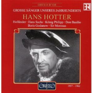 Hollander / Hans Sachs / King Phillip , Hans Hotter