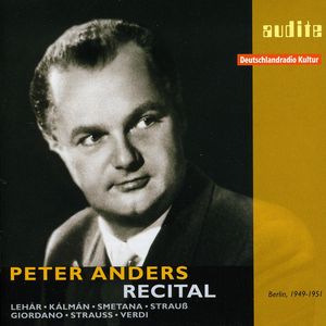 Peter Anders Recital , Peter Anders