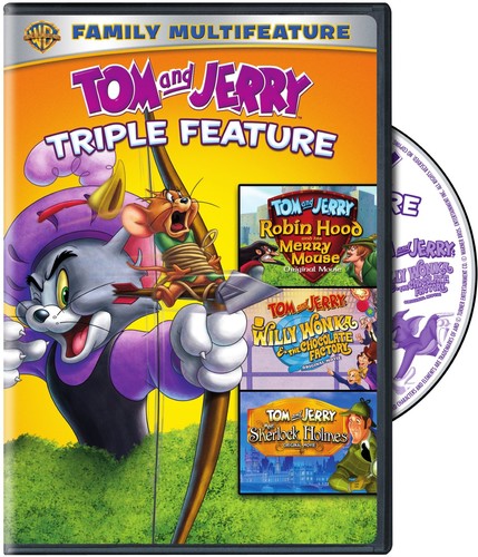 Tom And Jerry Triple Feature: Sherlock Holmes/ Willy Wonka/ Robin Hood