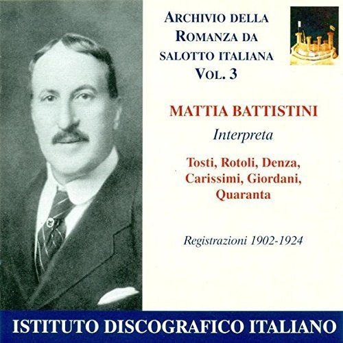 MATTIA BATTISTINI - Vocal Recital