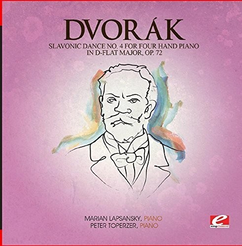Slavonic Dance 4 Four Hand Piano D-Flat Maj 72