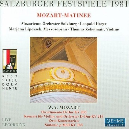 W.A. Mozart - Salzburg Festival 1981