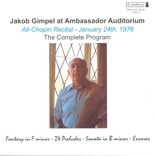 Fantasie in F minor Op 49 /  Sonata B minor Op 58