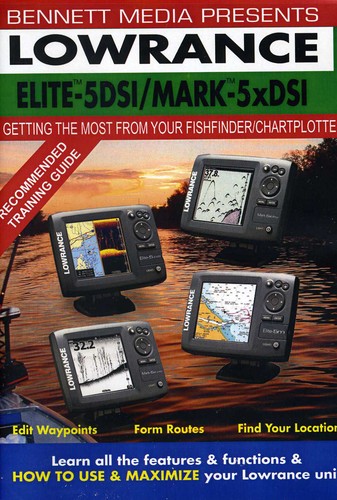 LOWRANCE ELITE-5 DSI FISHFINDER /  CHARTPLOTTER MARK-5x DSI
