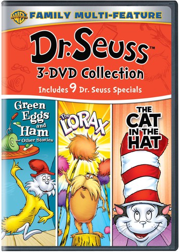 Dr. Seuss 3 DVD Collection: Green Eggs and Ham / The Lorax / The Cat in the Hat