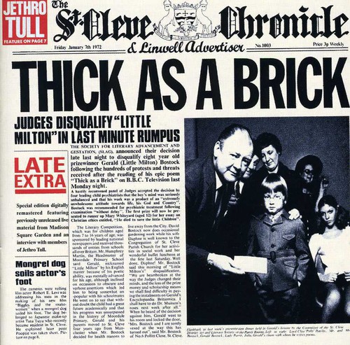 Thick As A Brick (+ Bonus Tracks)