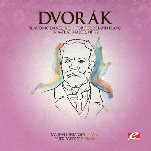 Slavonic Dance 8 Four Hand Piano A-Flat Maj 72