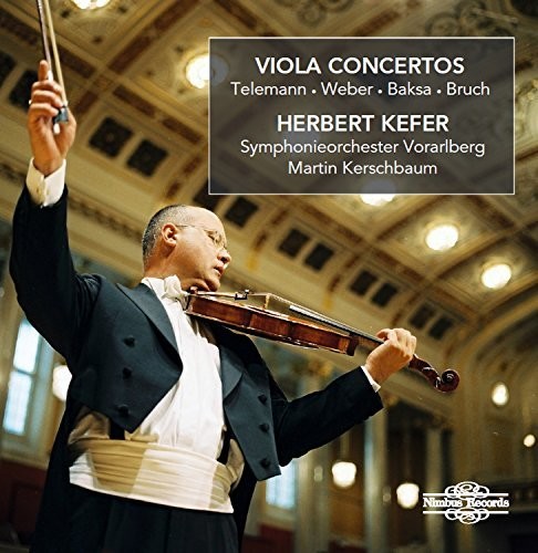 TELEMANN WEBER BASKA & BRUCH: VIOLA CONCERTOS