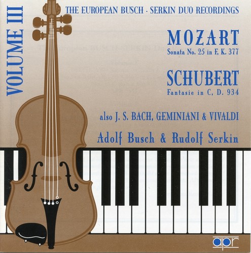 Adolf Busch - Play Vivaldi/Bach/Geminiani/&