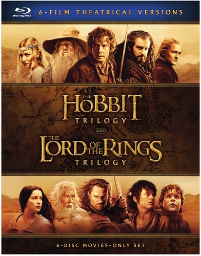 The Hobbit Trilogy / The Lord of the Rings Trilogy: 6-Film Theatrical Versions