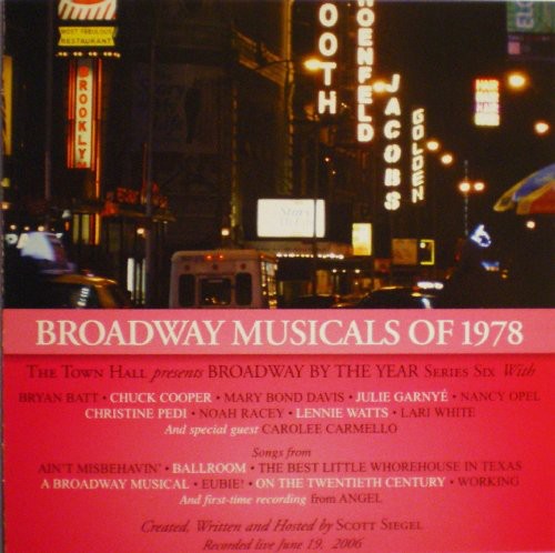 Broadway Musicals Of 1978