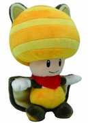 Little Buddy Super Mario Bros. Flying Squirrel Toad 8" Plush - Yellow