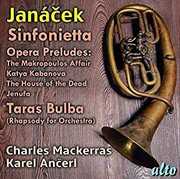 Janacek Sinfonietta Opera Preludes Taras Bulba , Charles Mackerras
