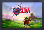 The Legend of Zelda - Gallop - 11x17 Framed Gel Coat Print 