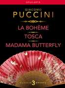 La Boheme Tosca & Madama Butterfly 