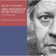 Abschiedsrede Im Bundestag , Helmut Schmidt