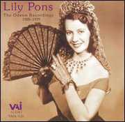 Lily Pons: Odeon Recordings 1928-29 , Lily Pons