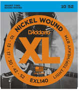 D'Addario EXL140 Nickel Wound Electric Guitar Strings Light Top/ Heavy Bottom 10- 52