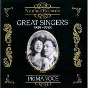 Great Singers 1909-1938 / Various , Various Artists