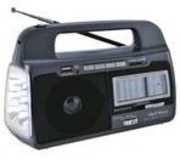SuperSonic SC1082 9 Band AM/ FM/ SW Radio USB Black 