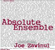 Absolute Zawinul , Joe Zawinul