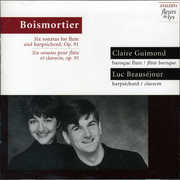 Six Sonates Pour Flute , Claire Guimond
