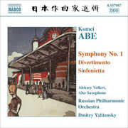Symphony 1 /  Divertimento for Alto Saxophone , Dmitry Yablonsky