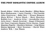 Post Romantic Empire Album / Various , Various Artists
