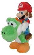 Little Buddy Super Mario Bros. Mario Riding Yoshi 8" Plush