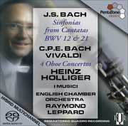 Sinfonias from Cantatas BWV 12 & 21 / 4 Oboe Ctos , Raymond Leppard