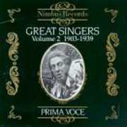 Great Singers 2: 1903-39 / Various , Various Artists