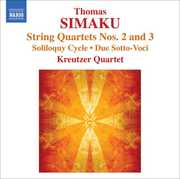 String Quartets Nos. 2 & 3 /  Soliloquy Cycle , Kreutzer Quartet
