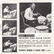 Footnotes to Jazz, Vol. 1: Baby Dodds Talking , Baby Dodds
