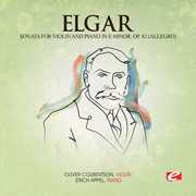 Sonata Viol & Piano E Min 82 (Allegro) , Elgar