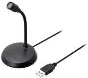 Audio Technica ATGM1-USB USB Gaming Desktop Cardioid Condenser Gooseneck Microphone (Black) 