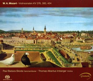 Violin Sonatas K 376 & 380 & 454 , Thomas Albertus Irnberger