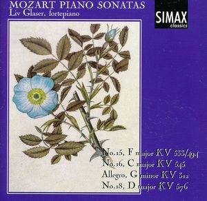 Piano Sonatas 15 16 & 18 / Allegro in G minor , Liv Glaser