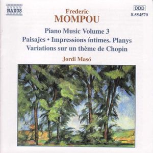 Piano Music 3: Trois Variations /  Paisajes , Jordi Mas