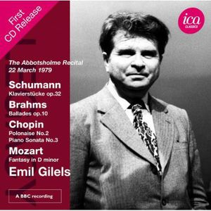 Legacy: Gilels Abbotsholme Recital , Emil Gilels