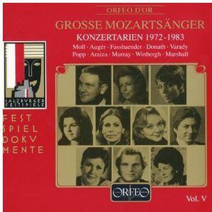 V 5: Konzertarien 1972-1983 , W.a. Mozart