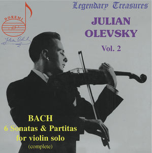 Plays Bach Son & Partitas Solo , Julian Olevsky