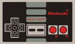 Nintendo Controller - Doormat 