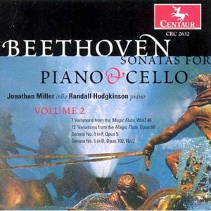 Sonatas for Piano & Cello 2 , Jonathan Miller