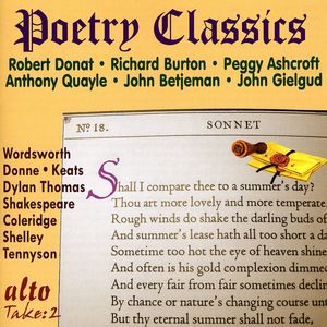 Poetry Classics: Great Voices , Various Artists